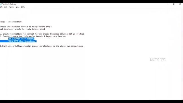 How to install Informatica PC 10.4.1 Server in Windows 10 | Schema creation in Oracle 19c | Step 1& смотреть онлайн