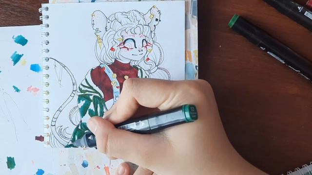 вопрос-ответ| speedpaint №3🌐🌿🔅#арт #рисунок #speedpaint смотреть онлайн