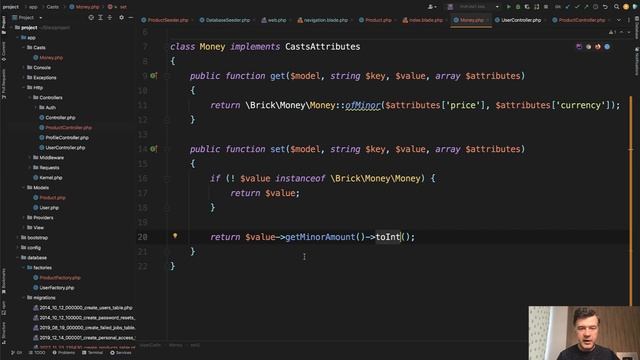 Laravel Custom Cast with Brick Money Package смотреть онлайн