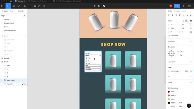 Create A Sticky Sidebar On Scroll: Figma 2023 Tutorial смотреть онлайн