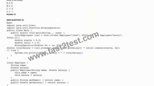 [Sep, 2021] Fast2test 1Z0-819 PDF Dumps and 1Z0-819 Exam Questions (10-25) смотреть онлайн