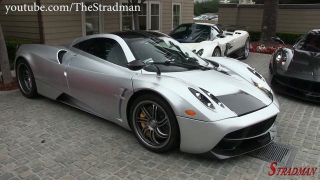 Monterey Car Week Day 1: Pagani Zonda F, Huayra, 918 Spyder, MC12 Corsa, McLaren P1 смотреть онлайн