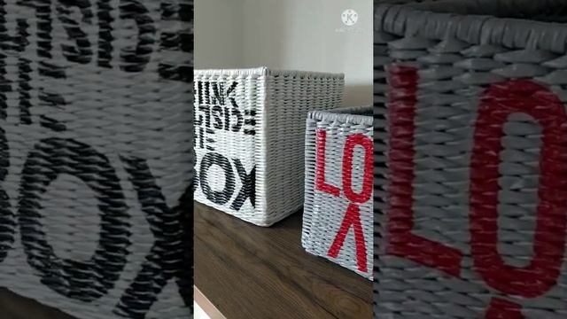 корзина из бумажной лозы. Wicker baskets смотреть онлайн