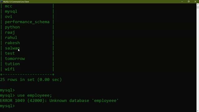 sql create database ? show database ? use database ? drop database in sql ? command to make databas смотреть онлайн