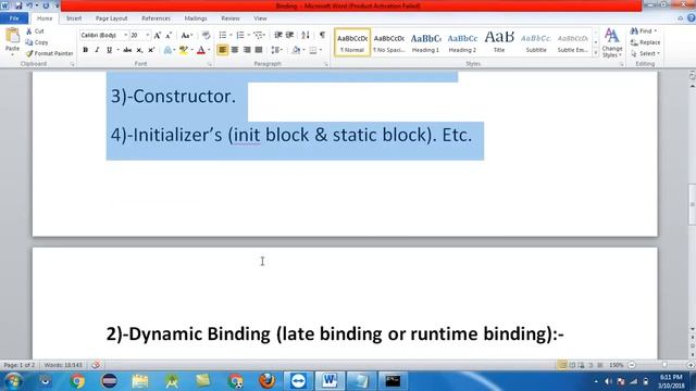 Reusability Tutorial -17 In OOPS| Binding | Static Binding | Dynamic Binding |In Hindi/URDU смотреть онлайн