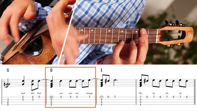 Lynyrd Skynyrd - Free Bird (Ukulele Fingerstyle) смотреть онлайн