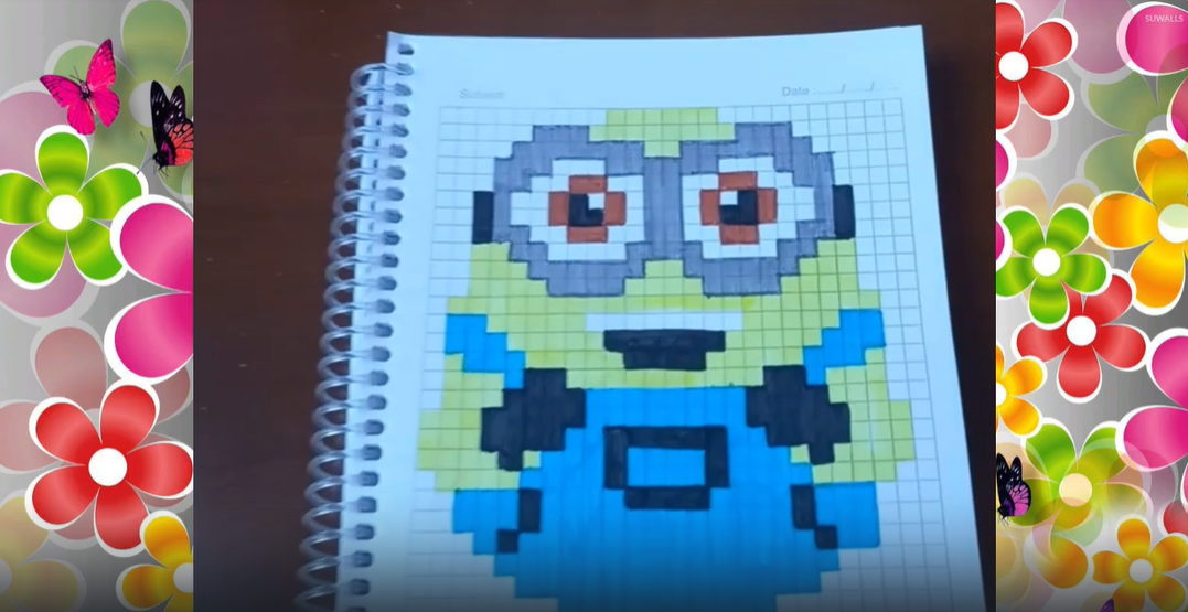 Миньон. Рисуем по клеткам смотреть онлайн