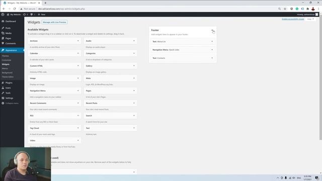 How to Edit Footer Section in Wordpress Step by Step смотреть онлайн