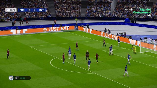 PES 2021 ULTRA Realism Mod • UEFA Champions League Final 2023 • Man City vs Inter Milan • 4K смотреть онлайн