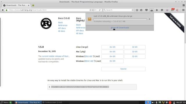 Easy way to install the stable Rust binaries for Linux and Mac смотреть онлайн