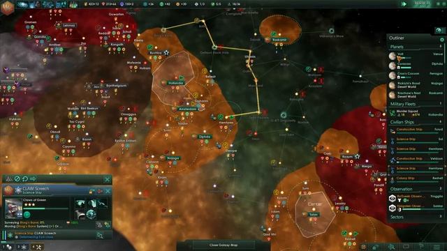 STELLARIS Let's Play - HARD - Fanatic Materialist/Xenophobe - #12 "The droids we're looking for" смотреть онлайн