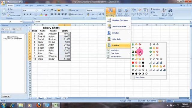 microsoft office excel 2013 tutorial for beginners Bangla Part 14 смотреть онлайн