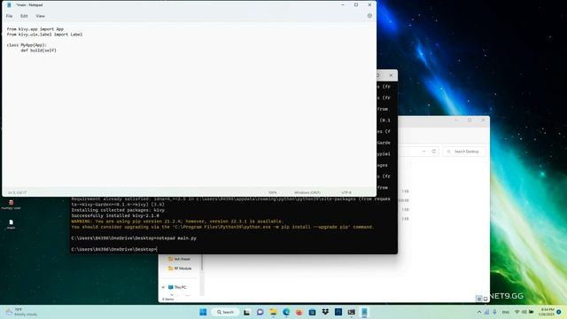 Tạo app sử dụng kivy với ngôn ngữ python bằng cmd và notepad смотреть онлайн