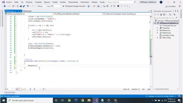 ? Tutorial Exportar ASP GridView A Excel | Cómo Exportar un GridView a Excel con CSharp смотреть онлайн