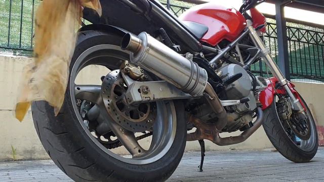 Test Sound Roadsitalia Short Titanium exhaust Ducati Monster смотреть онлайн
