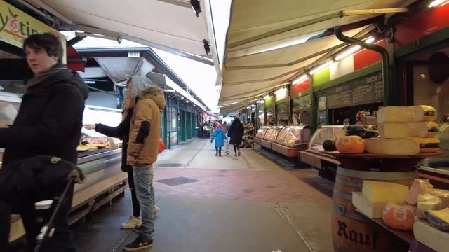 The Vienna Naschmarkt Walking tour [4k/60fps] - Osmo Pocket 2 смотреть онлайн