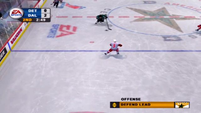 NHL 06 Gameplay Dallas Stars vs Detroit Red Wings смотреть онлайн