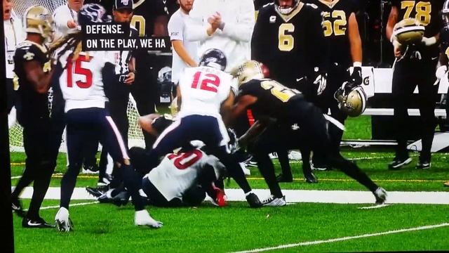 DeAndre Hopkins #10 unnecessary roughness penalty смотреть онлайн