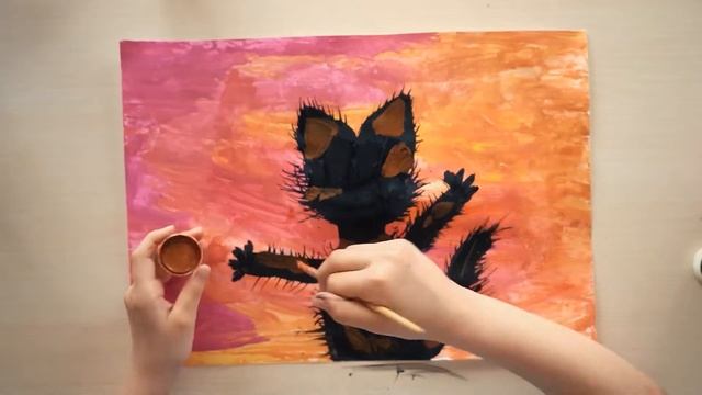 Рисуем кота / как нарисовать кота #рисунок #рисуноккота смотреть онлайн