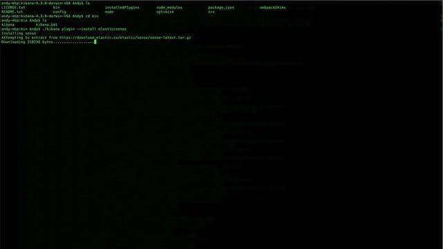 Installing Sense for Kibana (and Elasticsearch) on OS X смотреть онлайн