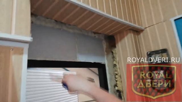 Откос с фрамугой  на входную дверь гигант в Орске! Отзывы Роял Двери.