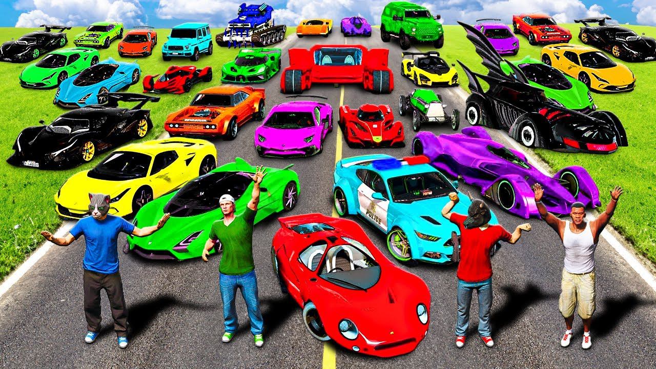 УГНАЛ 50 СЕКРЕТНЫХ МАШИН В GTA 5! ЛАМБОРГИНИ, ТАЧКИ 3, БАЙКИ, ДПС, ЗАБРОШЕННЫЕ ГТА 5 МОДЫ РАЙЛЮХА смотреть онлайн