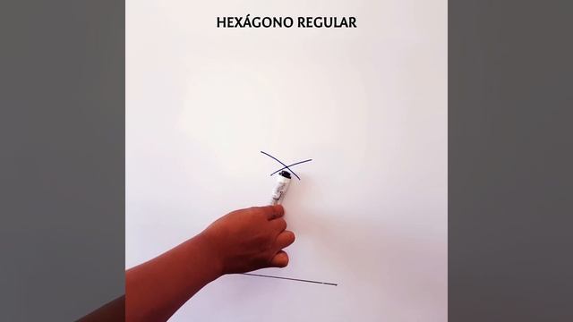 CONSTRUCCIÓN DEL HEXÁGONO REGULAR DADO EL LADO - MATEMÁTICAS смотреть онлайн