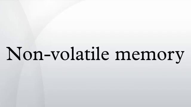 Non-volatile memory смотреть онлайн