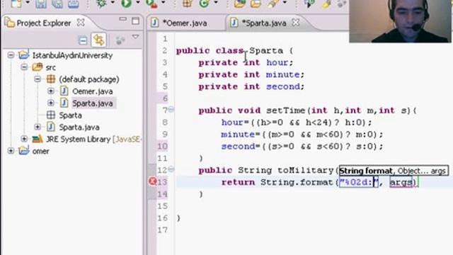 36 -Java Programming Tutorial - Time Class Omer GEZER.wmv смотреть онлайн