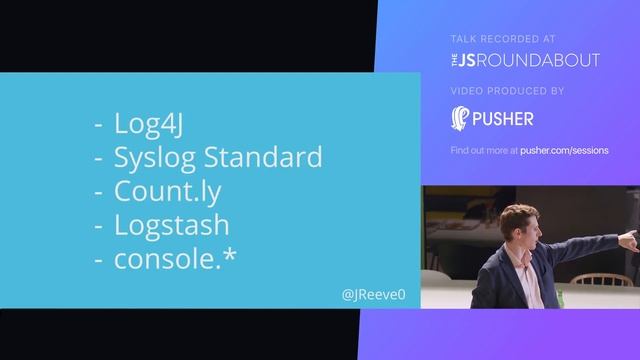 JS Roundabout #11 at Arcadia Group - Joe Reeve - 'Logging: Why and How' смотреть онлайн