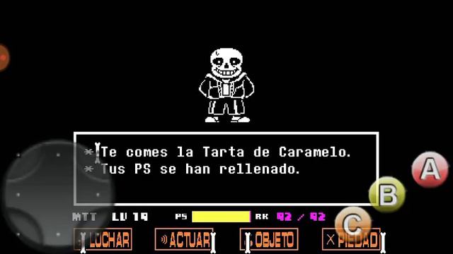 Undertale en Android (Batalla contra Sans) смотреть онлайн