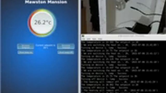 Raspberry Pi build in set point to increase temperature смотреть онлайн