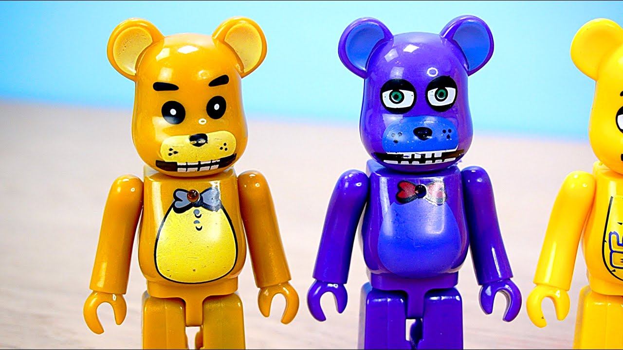 ФНАФ ФИГУРКИ МИШКИ МЕДИКОМ FNAF MEDICOM BEARBRICK смотреть онлайн