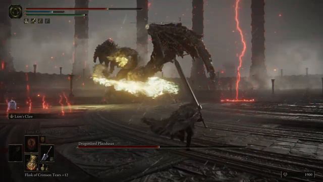 ELDEN RING Placidusax Boss Fight смотреть онлайн