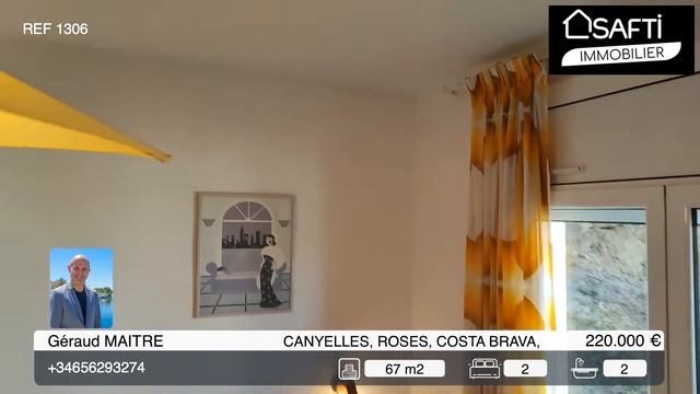 Canyelles Apt 2 ch vue mer pk+ cave Ref 1306 смотреть онлайн