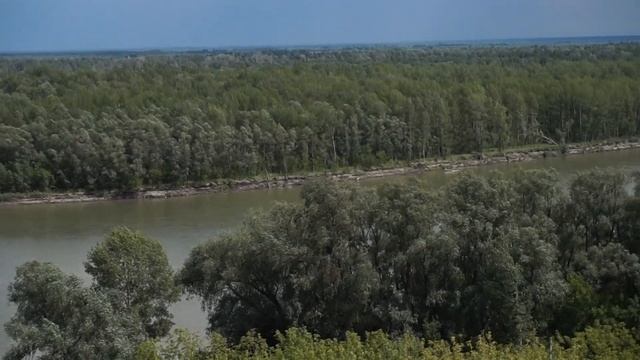 Обь в районе Калистратихи. смотреть онлайн