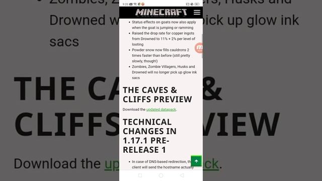 Minecraft net: 1.17.1 pre-release 1 released! axolotl and powder snow changes and more technical! смотреть онлайн