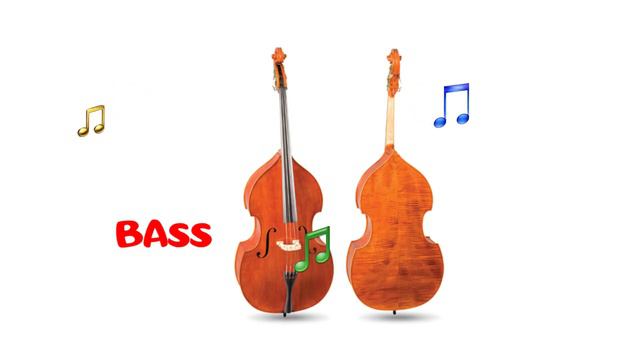 Music For Children. Learn Musical Instruments And Sounds For Kids. Violin Viola Cello Bass Harp смотреть онлайн