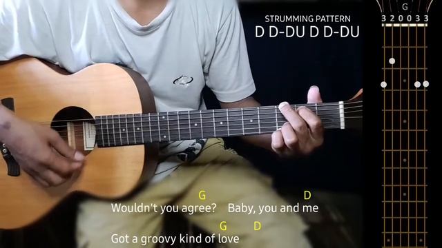 A Groovy Kind of Love (Phil Collins) EASY Guitar Chords | JC GUITAR смотреть онлайн