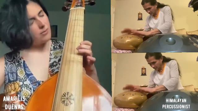 VIOLA CELLO VIOLIN RHYTHM HANG DRUM #himalayanpercussionist #worldmusic #california смотреть онлайн