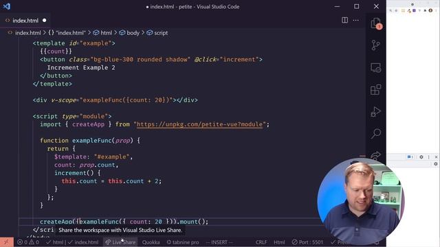 Introducing Petite-Vue - And Why You May Want To Use It On Your Next Project! смотреть онлайн