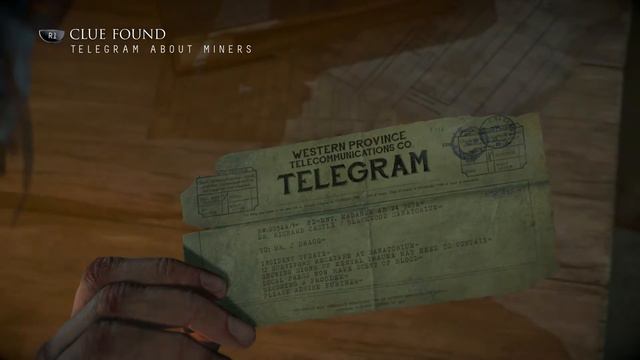 Until Dawn - 1952 - Clue 10: Telegram about Miners смотреть онлайн