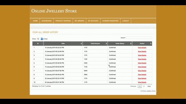 Online Jewellery Store | PHP and MySQL Project Source Code | PHP MySQL CRUD Project смотреть онлайн