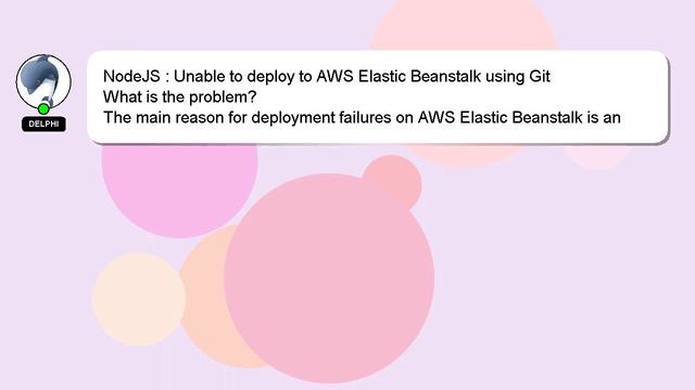 NodeJS : Unable to deploy to AWS Elastic Beanstalk using Git смотреть онлайн
