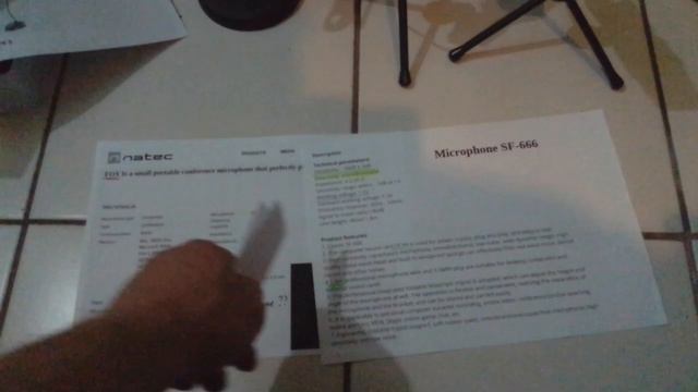 Condenser Microphone NATEC Fox - NMI 1352 - Unboxing and Specifications (In Bulgarian) смотреть онлайн