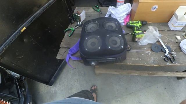 Bajaj Boxer 150 сумка - музыка на бак своими руками