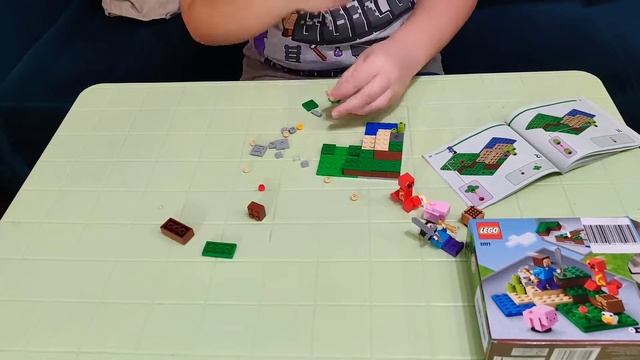 New Lego Minecraft 21177 - Новинка 2022 Засада крипера смотреть онлайн