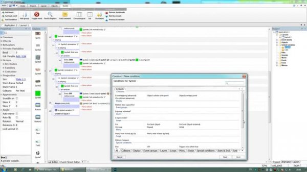 Урок  по Construct classic ( scirra construct )