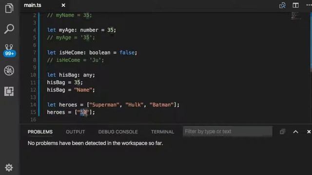 TypeScript 005 Array смотреть онлайн