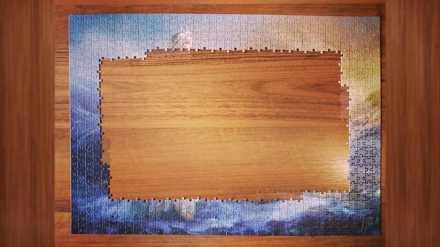 Собираем пазл "Аврора" Бенте Шлик, 1000 деталей смотреть онлайн